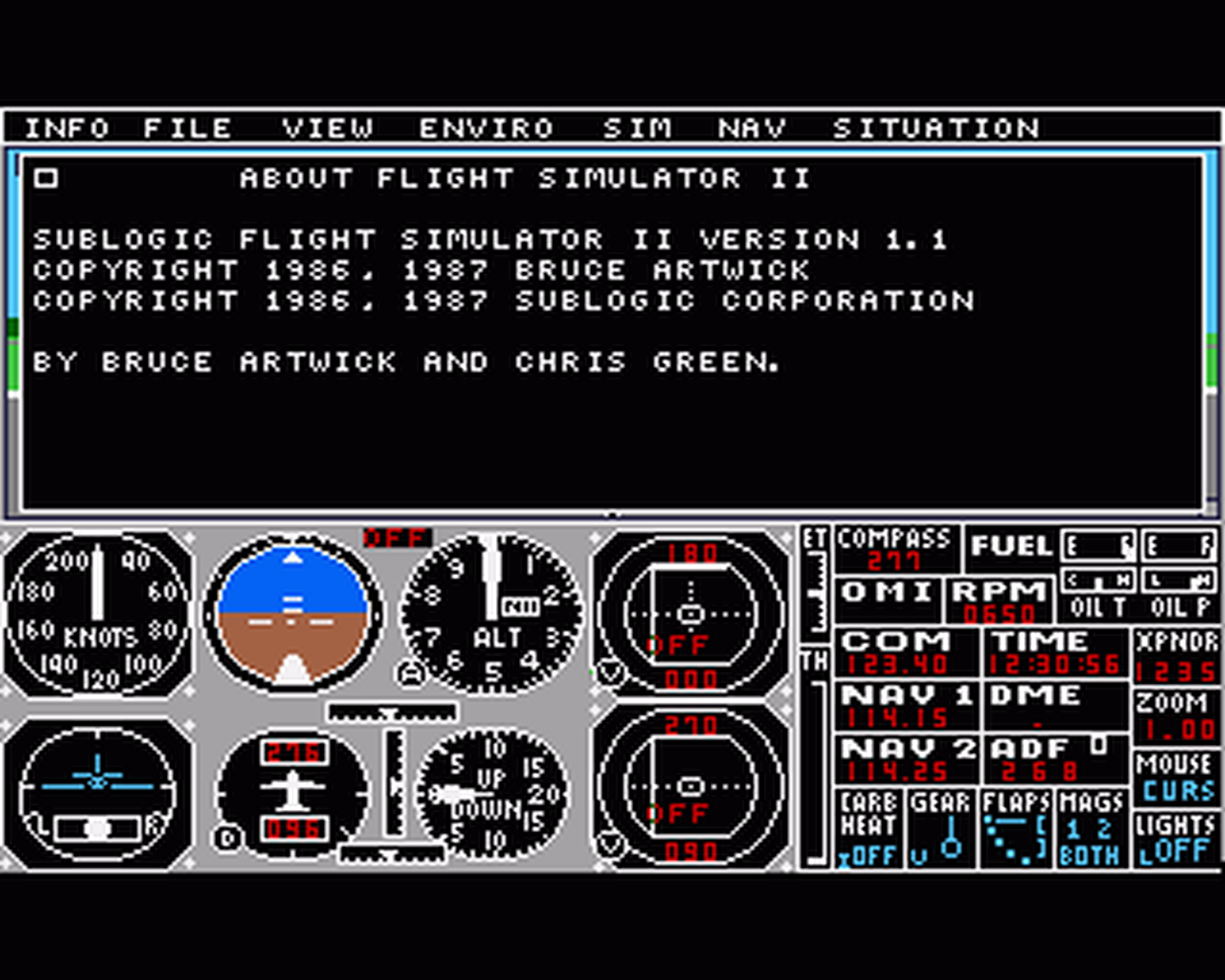 Amiga GameBase Flight_Simulator_II subLOGIC 1987