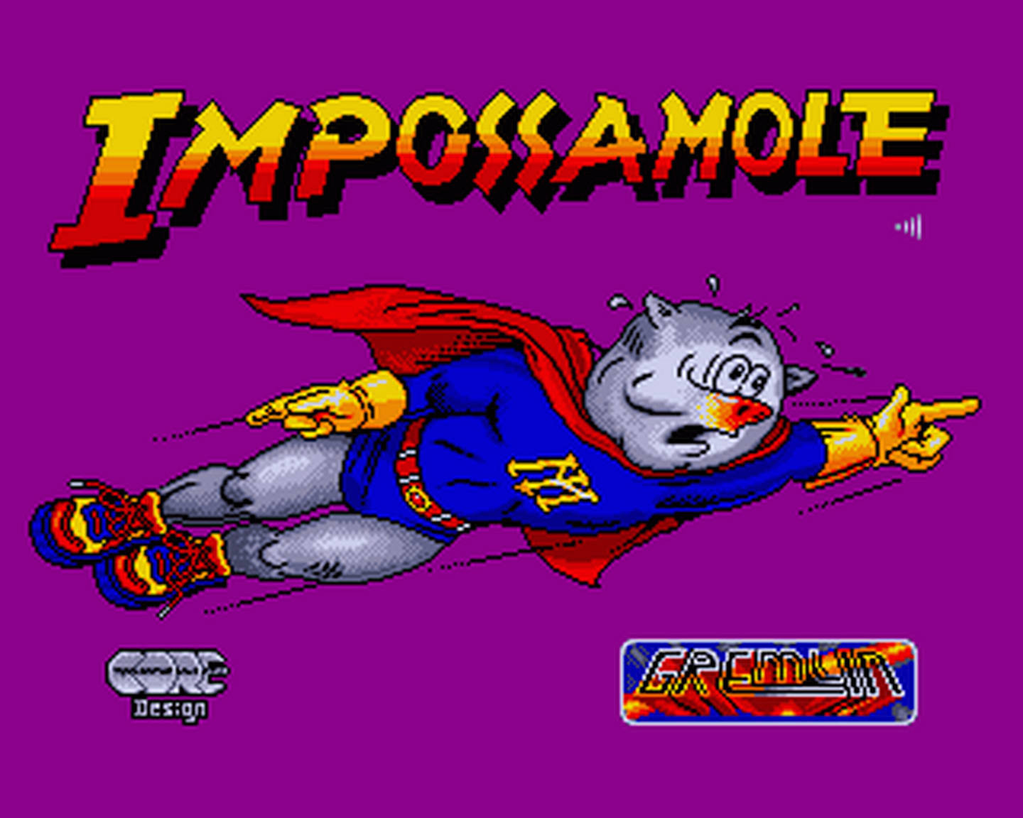 Amiga GameBase Impossamole Gremlin 1990