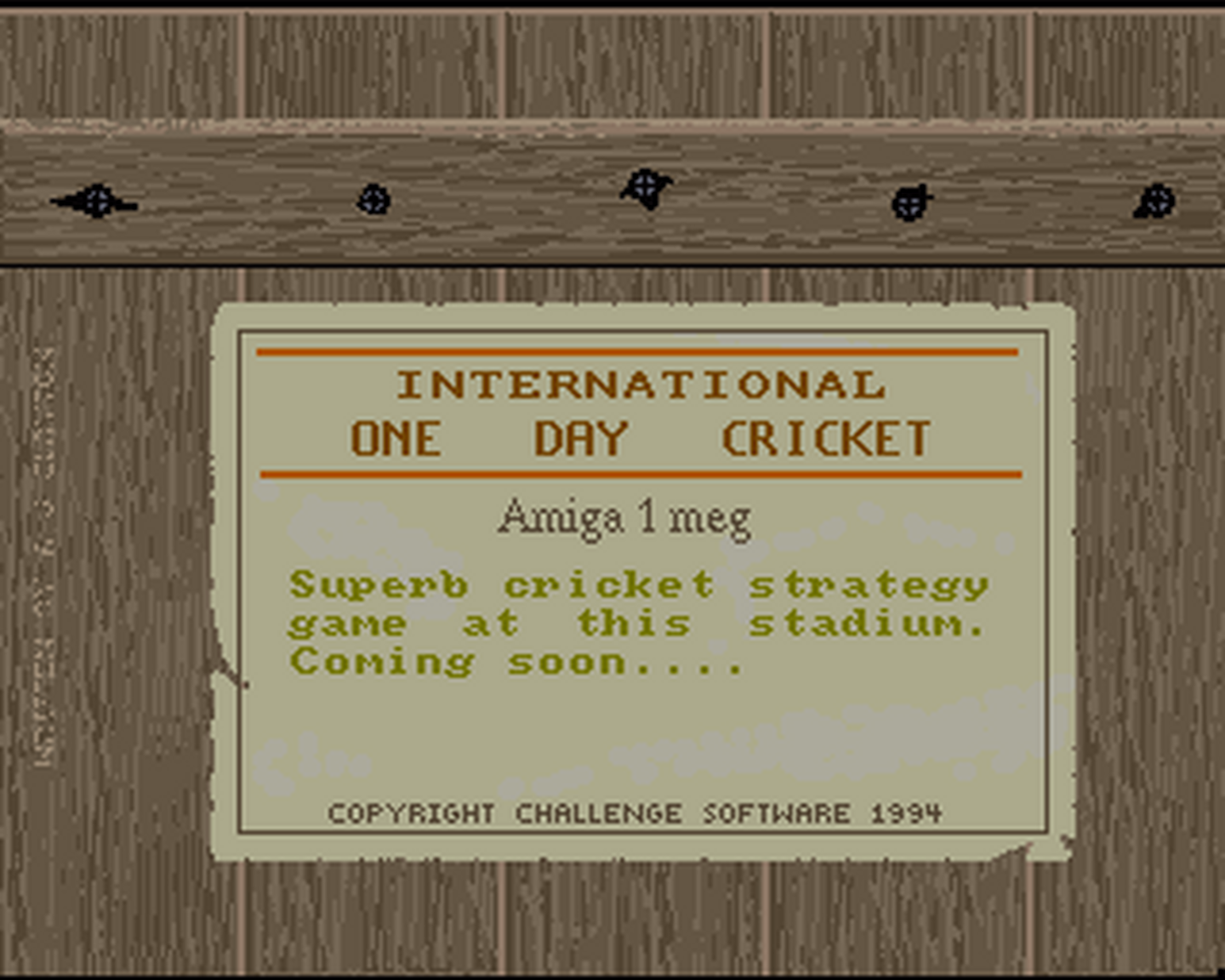 Amiga GameBase International_One_Day_Cricket Challenge 1994
