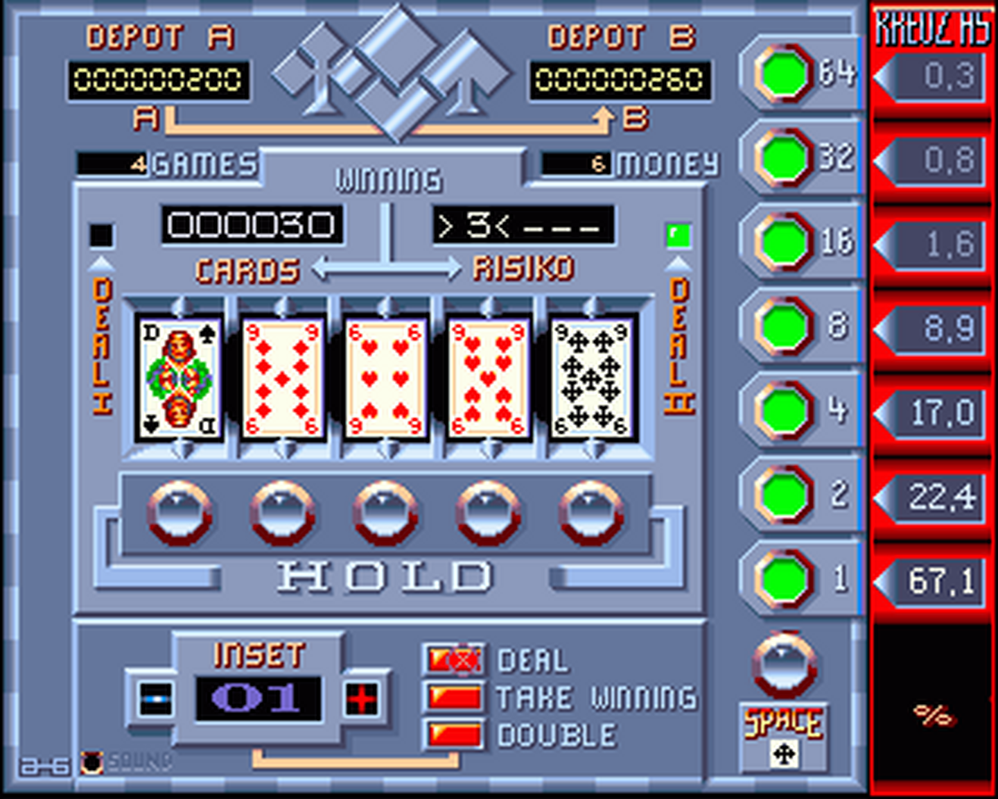 Amiga GameBase Kreuz_As_'Poker' Turtle_Byte 1989