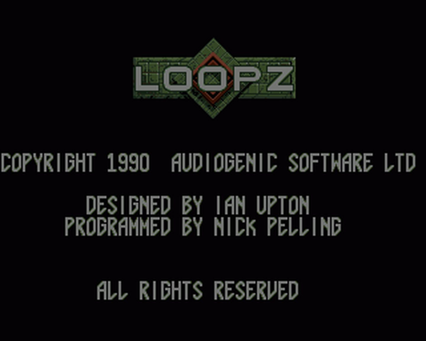 Amiga GameBase Loopz Audiogenic 1990