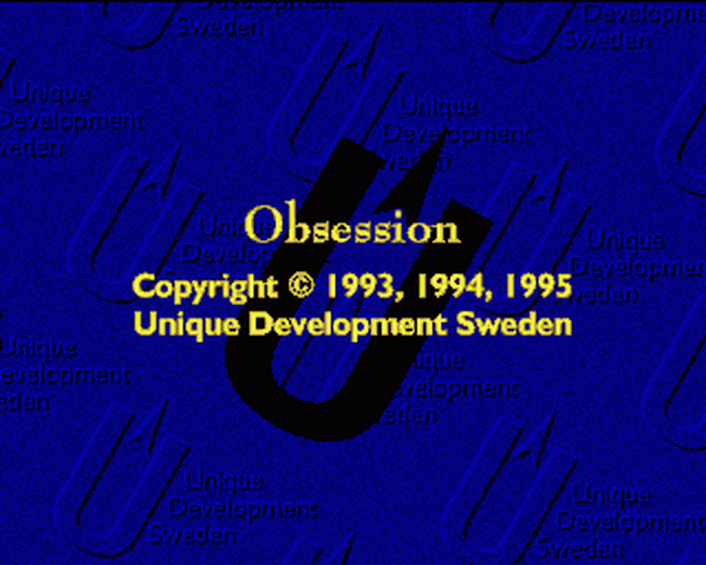 Amiga GameBase Obsession Unique_Development 1995