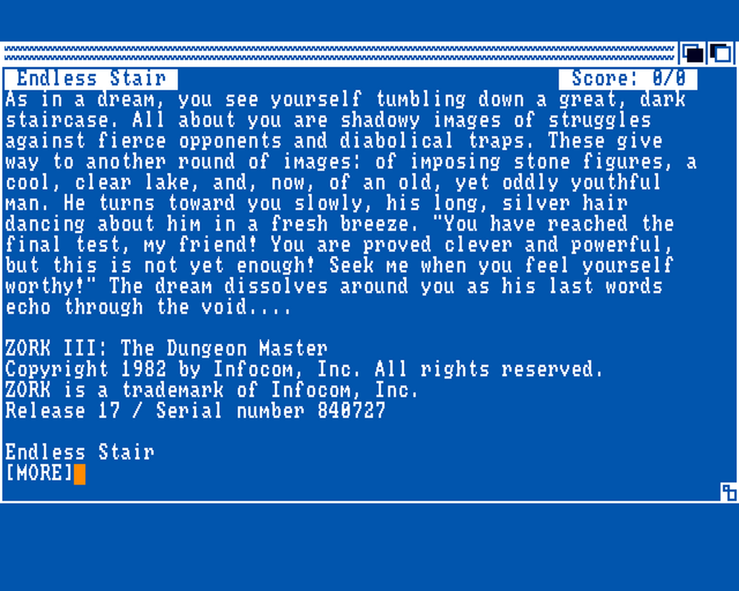 Amiga GameBase Zork_III_-_The_Dungeon_Master Infocom 1986