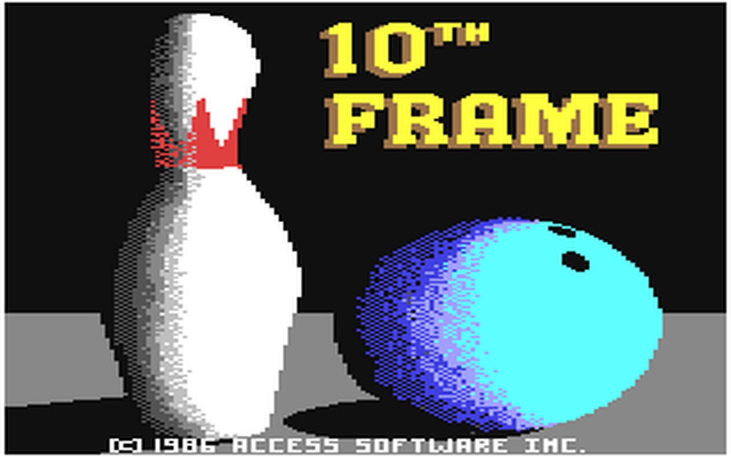 C64 GameBase 10th_Frame Access_Software 1986