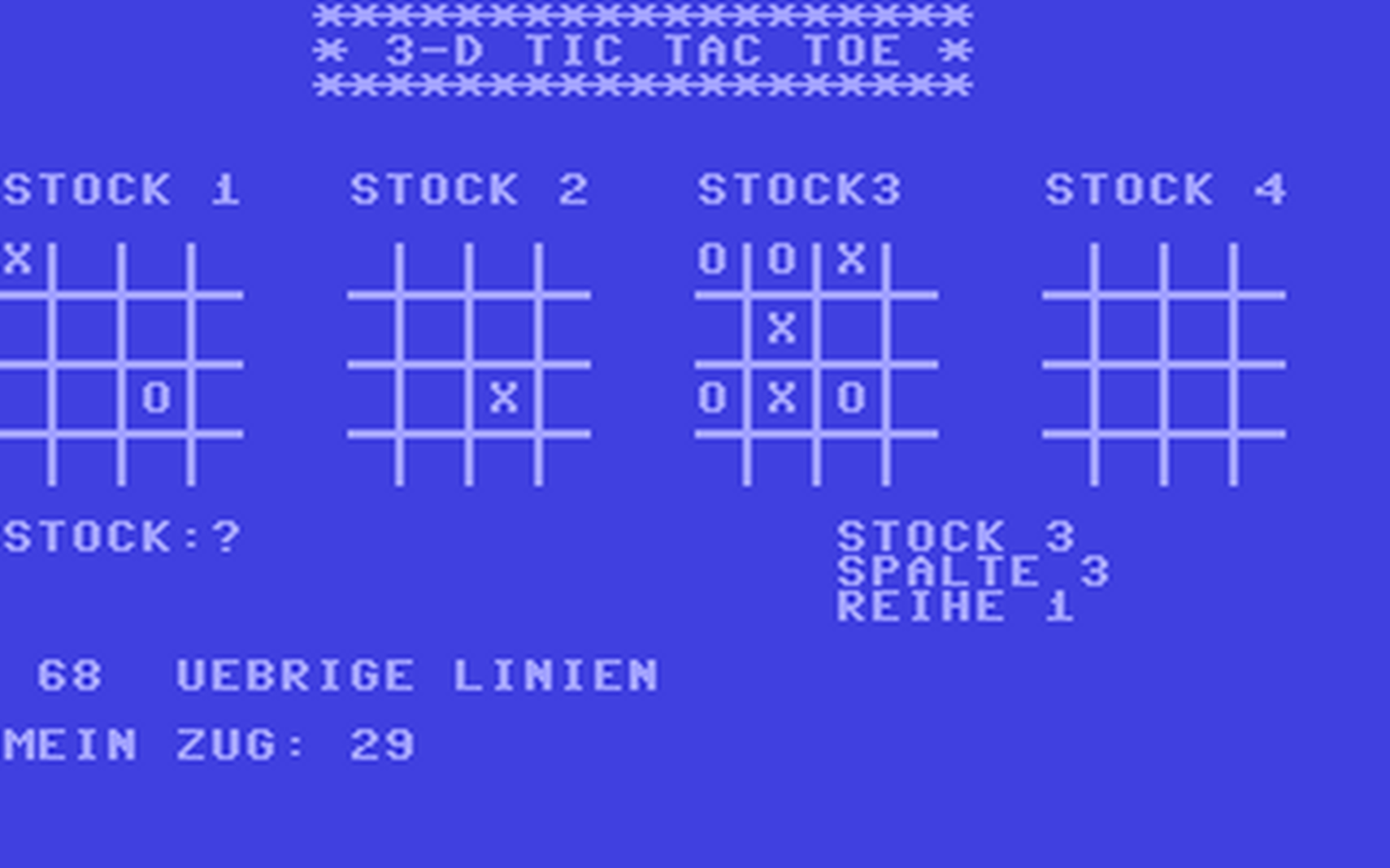 C64 GameBase 3-D_Tic_Tac_Toe