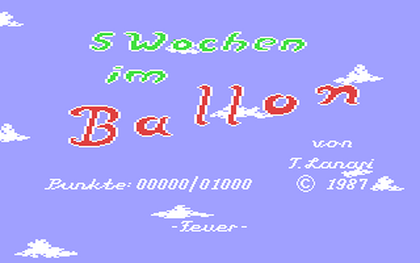 C64 GameBase 5_Wochen_im_Ballon Tronic_Verlag_GmbH/Compute_mit 1987