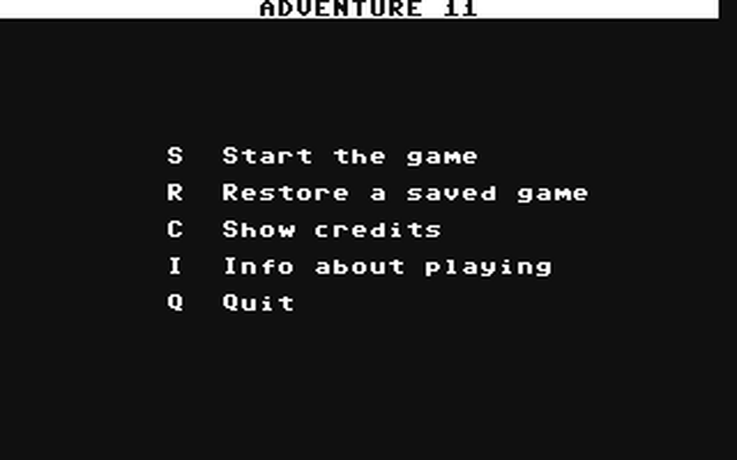 C64 GameBase Adventure_11_-_Waxworks (Not_Published)