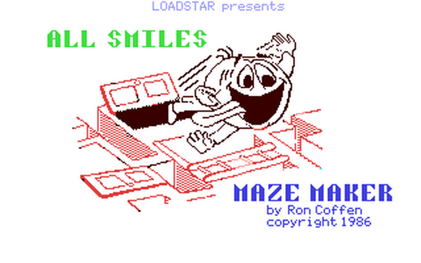 C64 GameBase All_Smiles_Maze_Maker Loadstar/Softdisk_Publishing,_Inc. 1986
