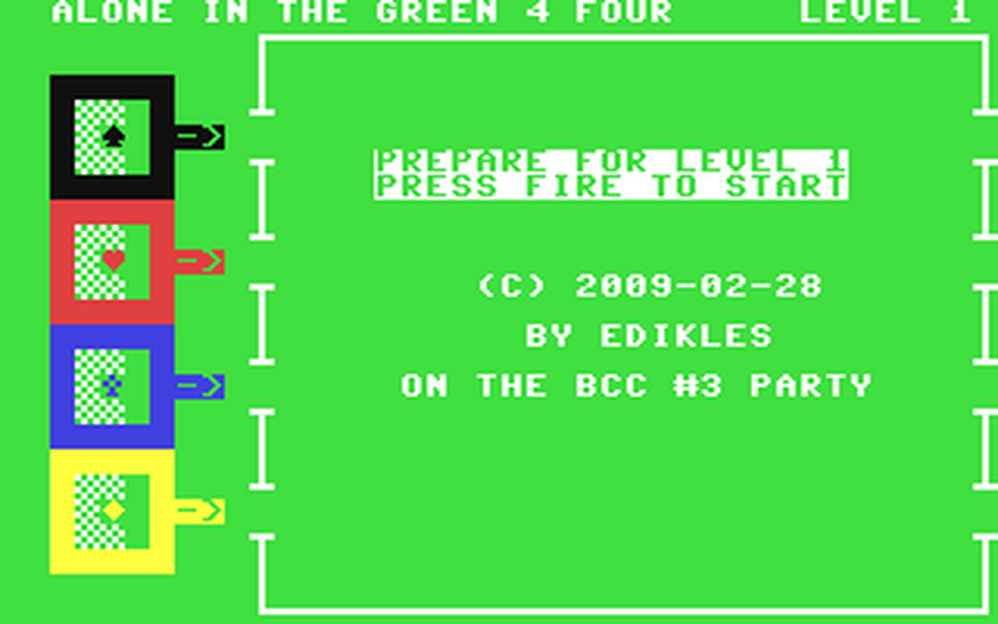 C64 GameBase Alone_in_the_Green (Public_Domain) 2009