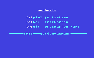 C64 GameBase Anabasis (Public_Domain) 1987