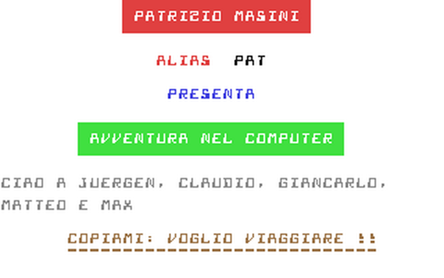 C64 GameBase Avventura_nel_Computer (Public_Domain) 1984