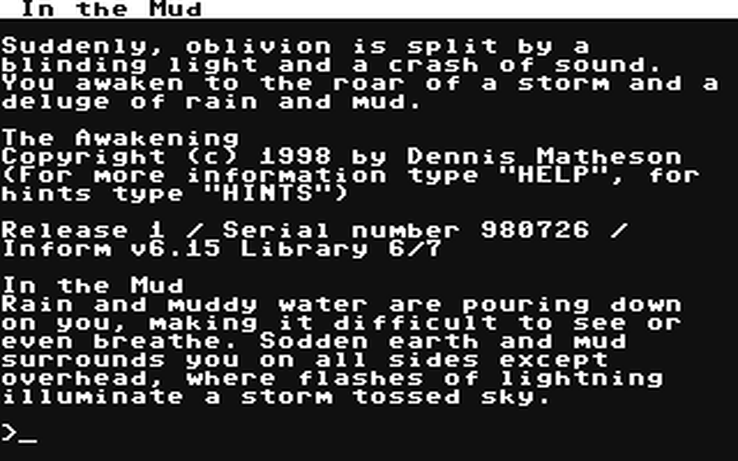 C64 GameBase Awakening,_The (Public_Domain) 1998