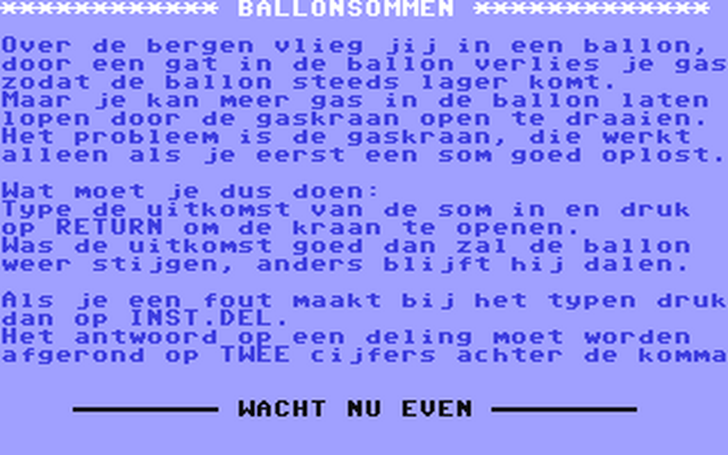 C64 GameBase Ballonsommen Commodore_Info 1990