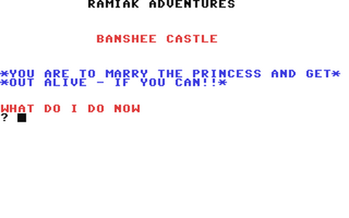 C64 GameBase Banshee_Castle Ramiak 1983