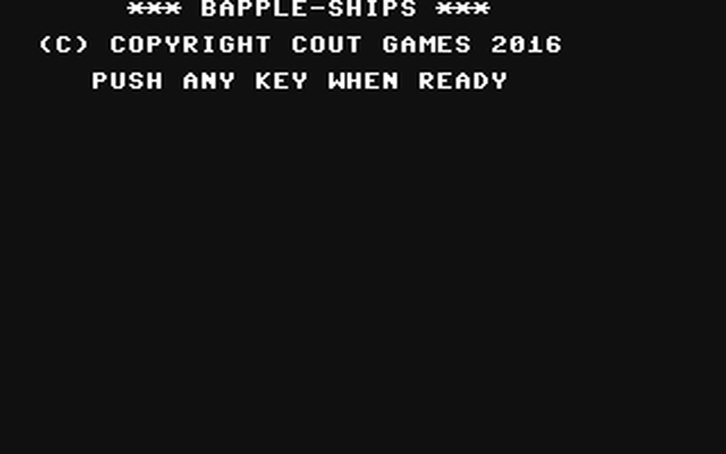 C64 GameBase Battle-Ships (Public_Domain) 2016