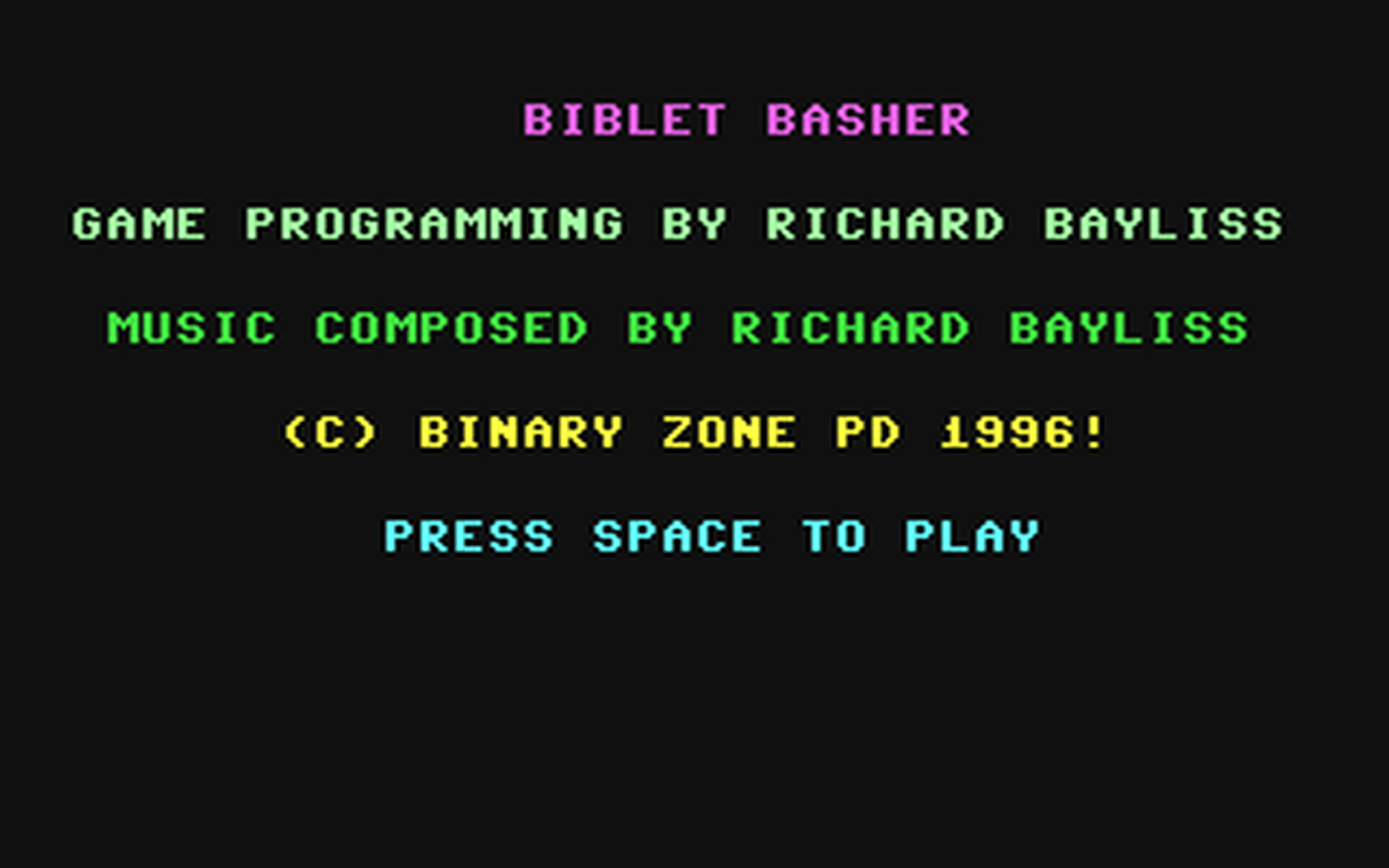 C64 GameBase Biblet_Basher Binary_Zone_PD 1996