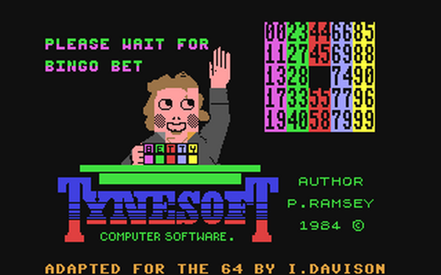 C64 GameBase Bingo Tynesoft 1984