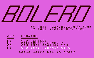 C64 GameBase Bolero 1985