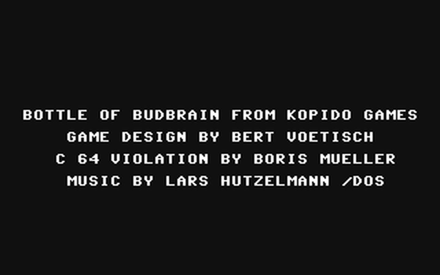 C64 GameBase Bottle_of_Budbrain (Public_Domain) 1993