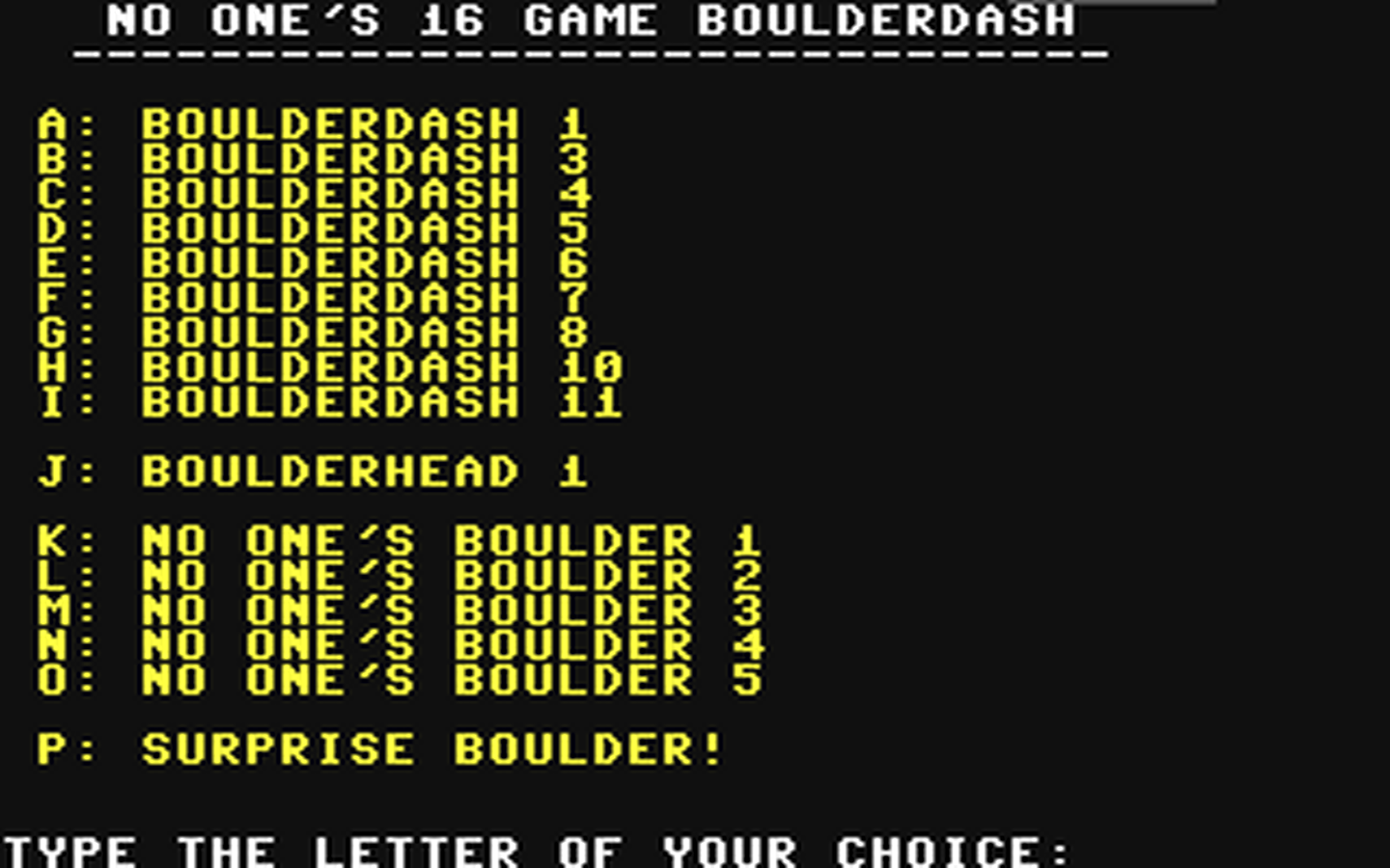 C64 GameBase Boulder_Dash_16 (Not_Published) 1987