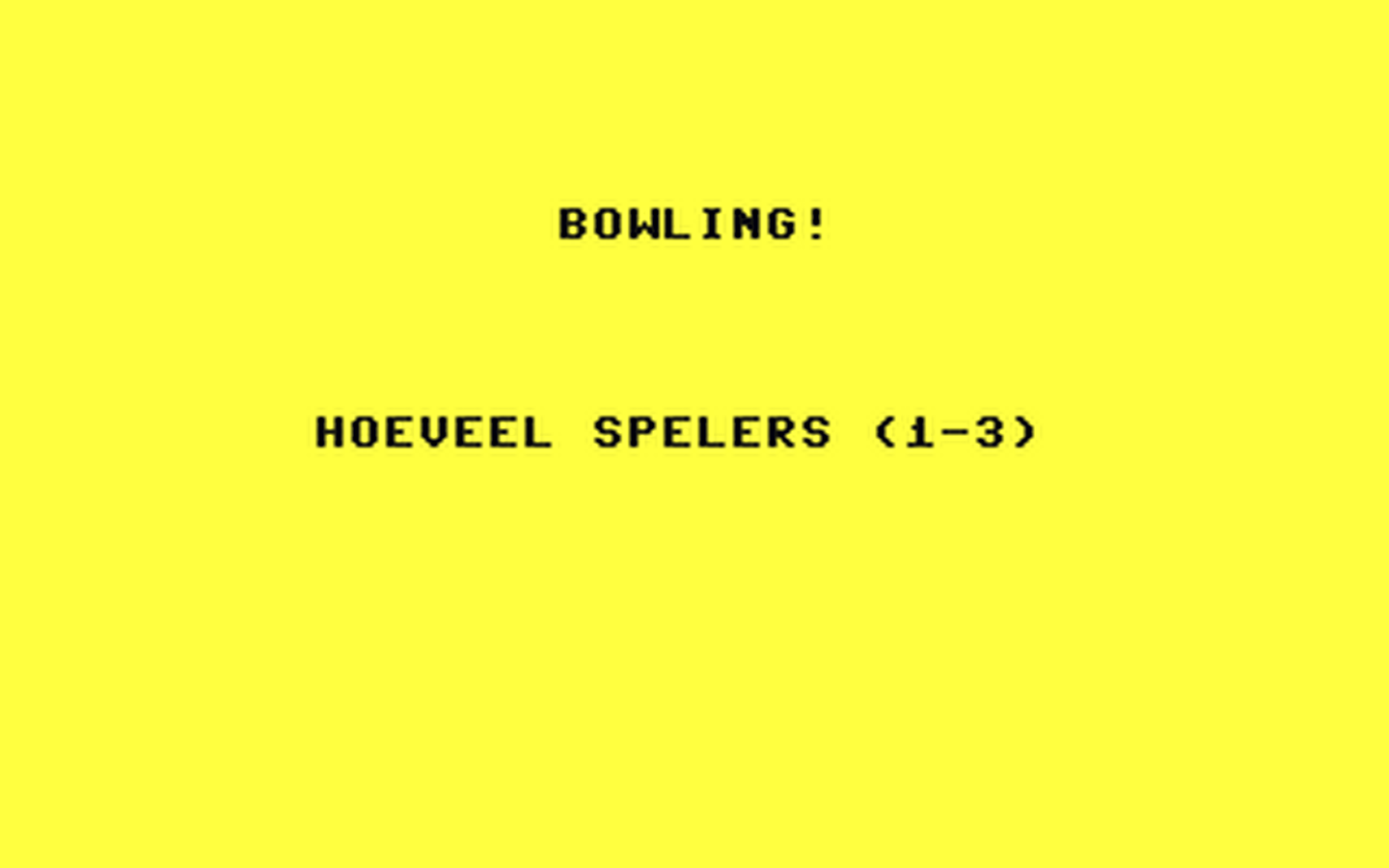 C64 GameBase Bowling! Courbois_Software 1984