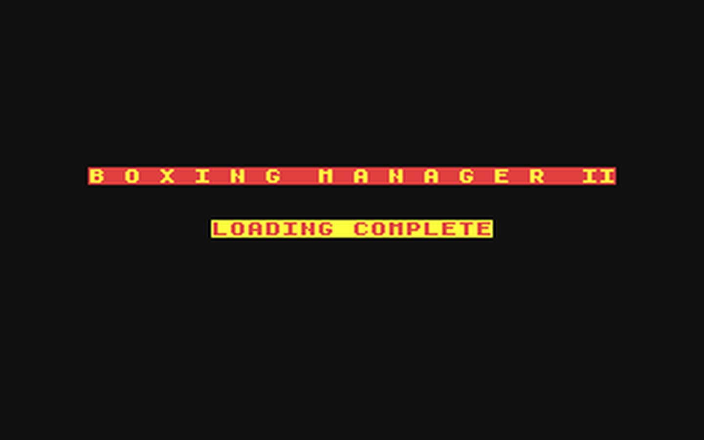 C64 GameBase Boxing_Manager_II D&H_Games 1992