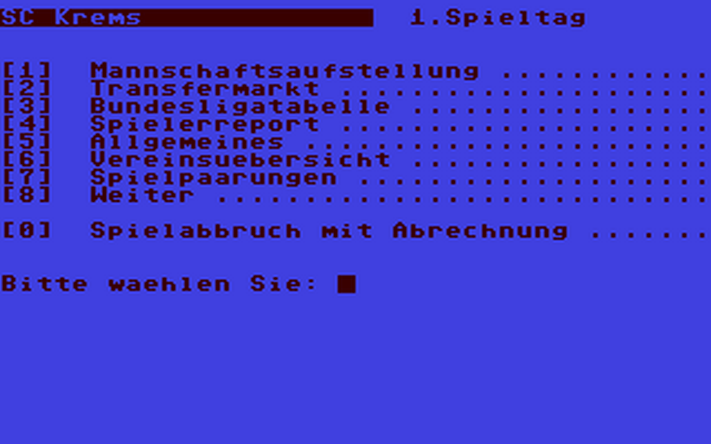 C64 GameBase Bundesliga_88/89 (Not_Published) 1988