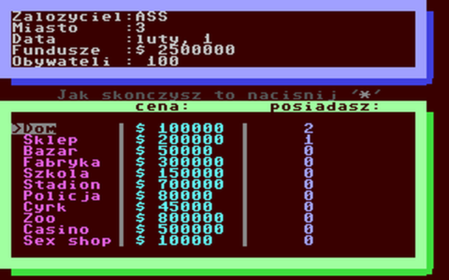 C64 GameBase Burmistrz_III 1993