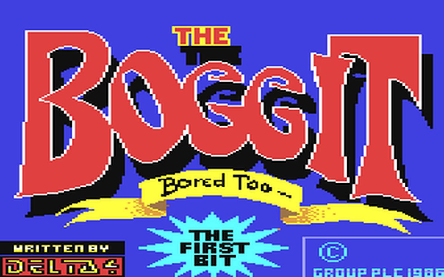 C64 GameBase Boggit,_The_-_Bored_Too CRL_(Computer_Rentals_Limited) 1986