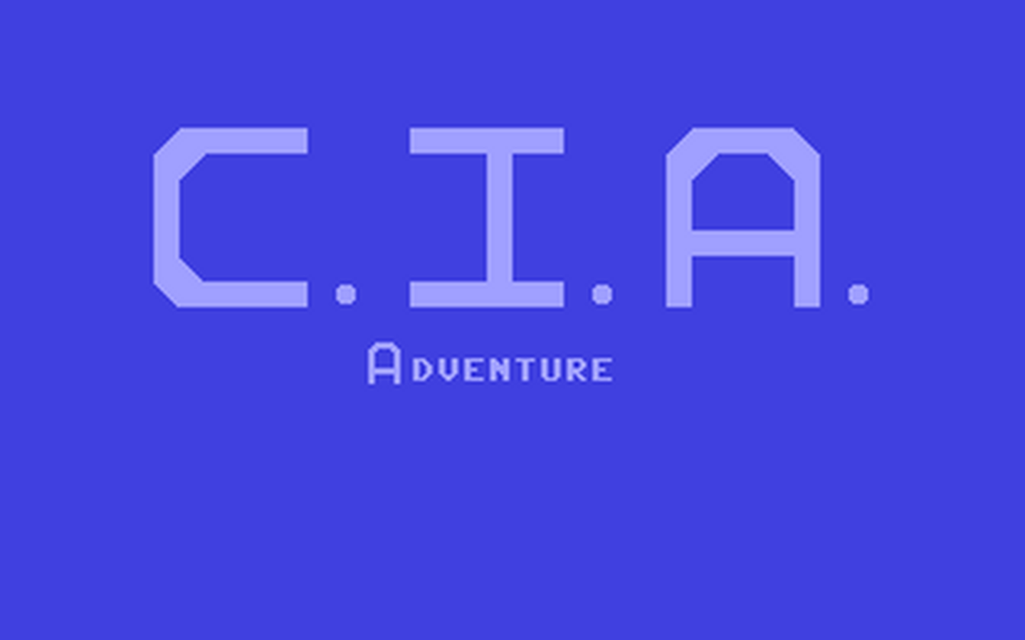 C64 GameBase CIA_Adventure 1983