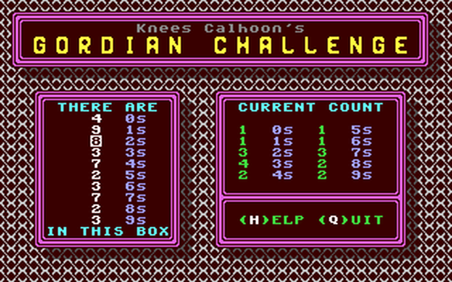 C64 GameBase Calhoon's_Gordian_Challenge Loadstar/Softdisk_Publishing,_Inc. 1995