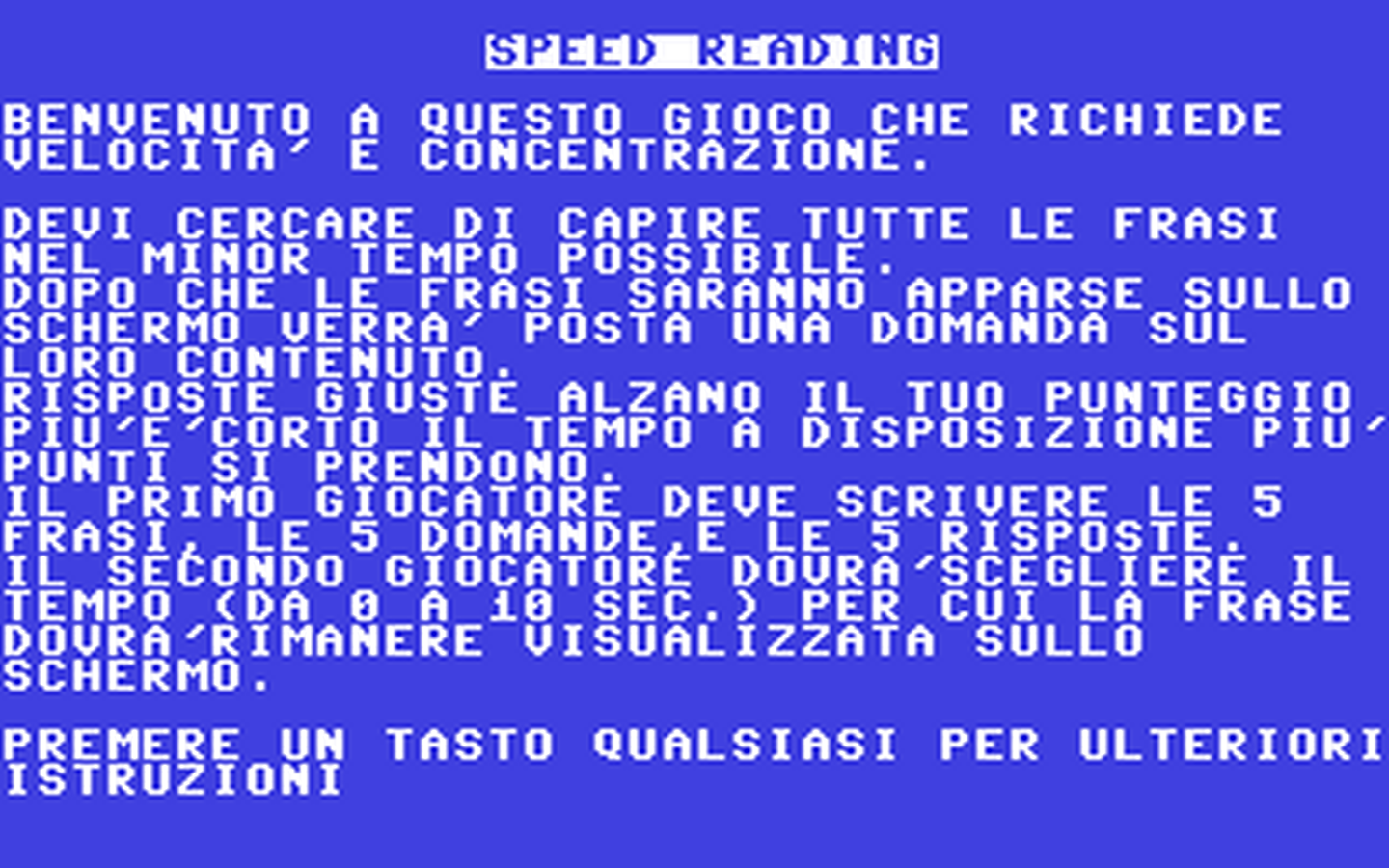 C64 GameBase Campionato_di_Lettura J.soft_s.r.l./Paper_Soft 1985