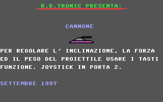 C64 GameBase Cannone R.D.Tronic 1997