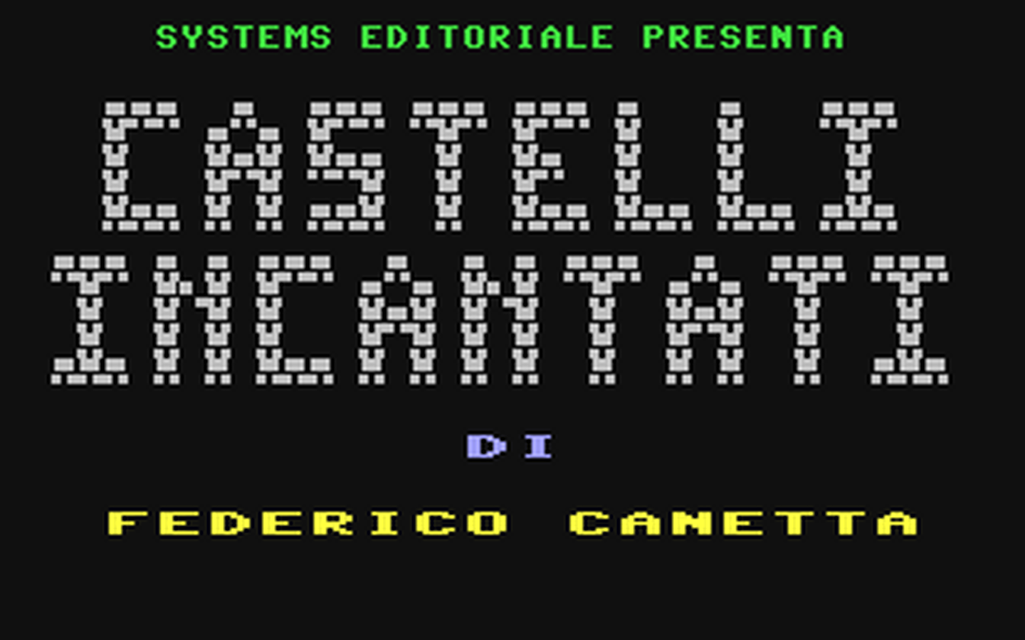 C64 GameBase Castelli_Incantati Systems_Editoriale_s.r.l./Commodore_(Software)_Club 1986