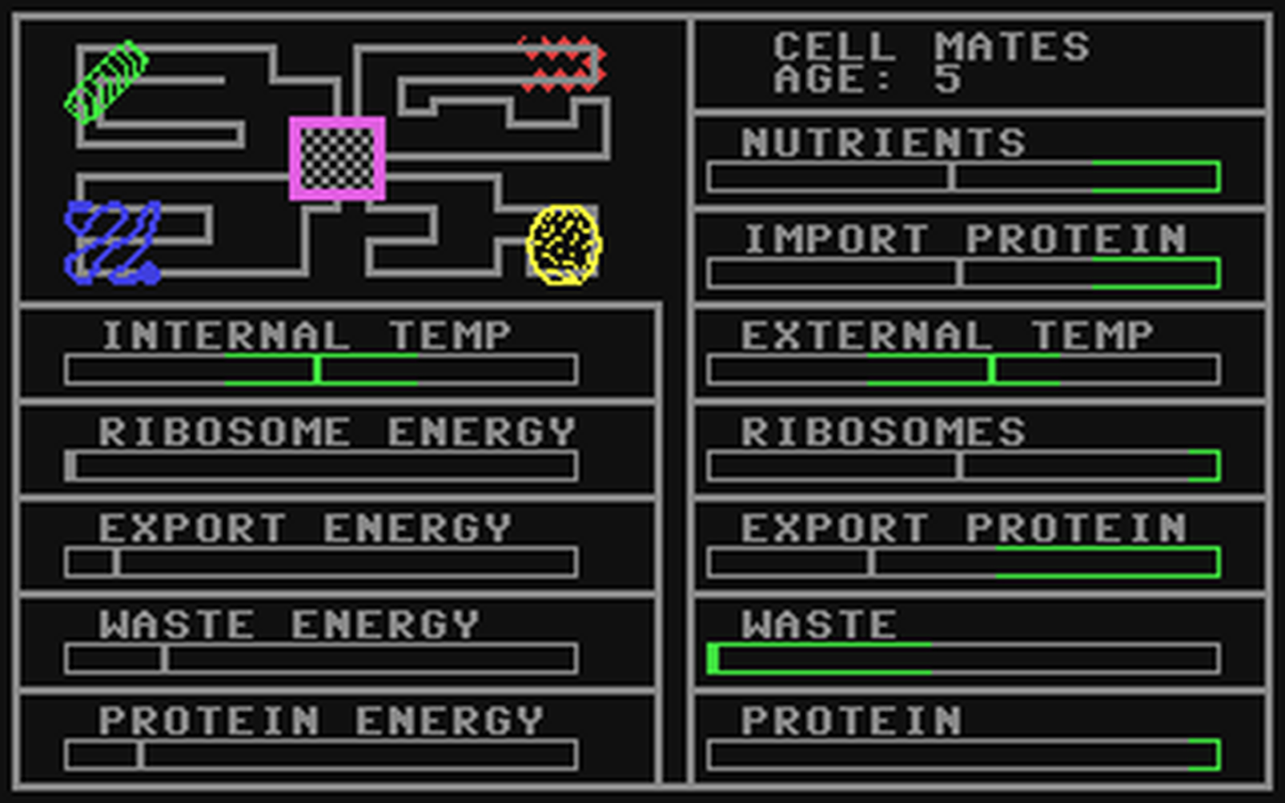 C64 GameBase Cell_Mates Emerald_Valley_Publishing_Co./Home_Computer_Magazine 1985