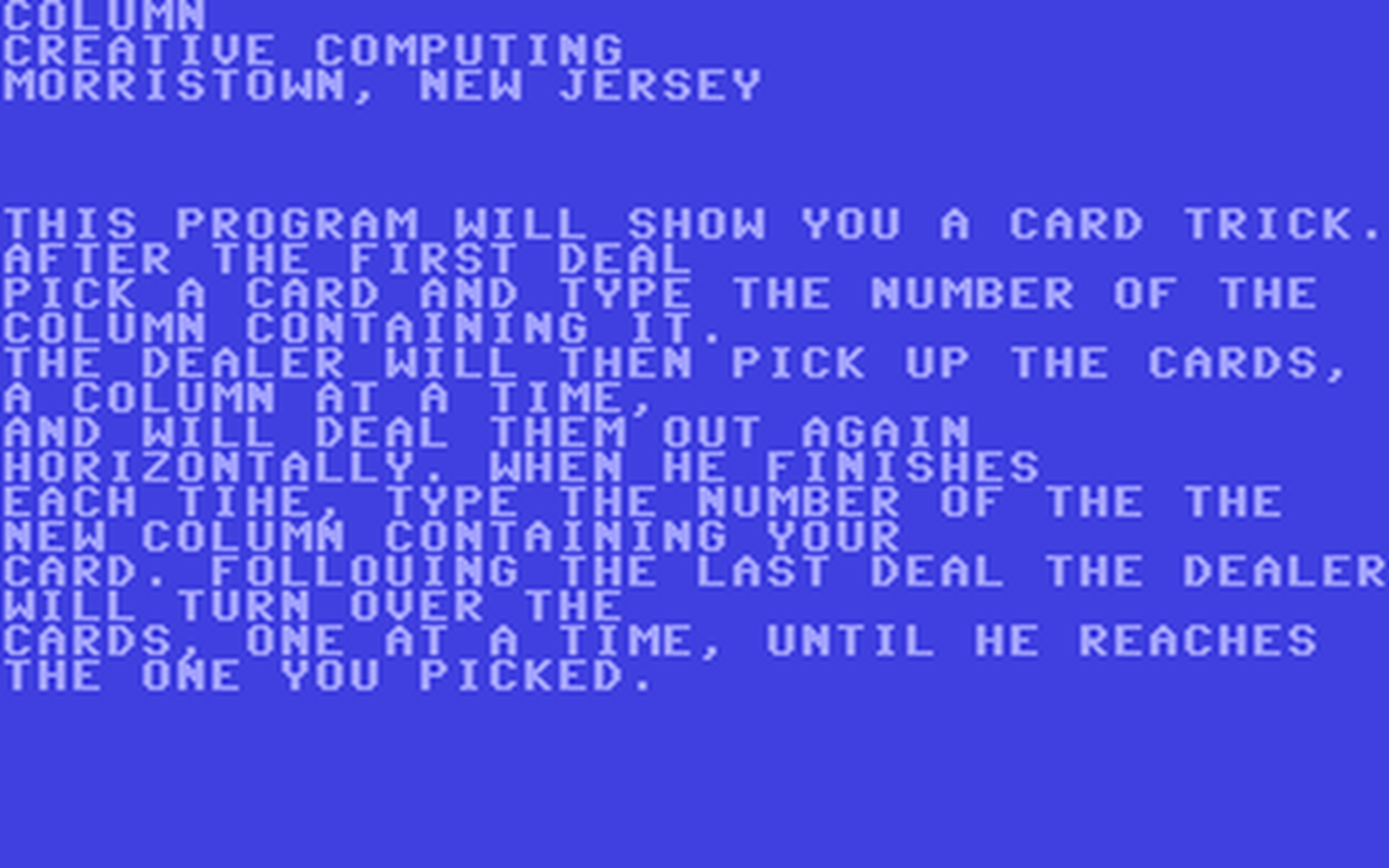 C64 GameBase Column Creative_Computing 1979