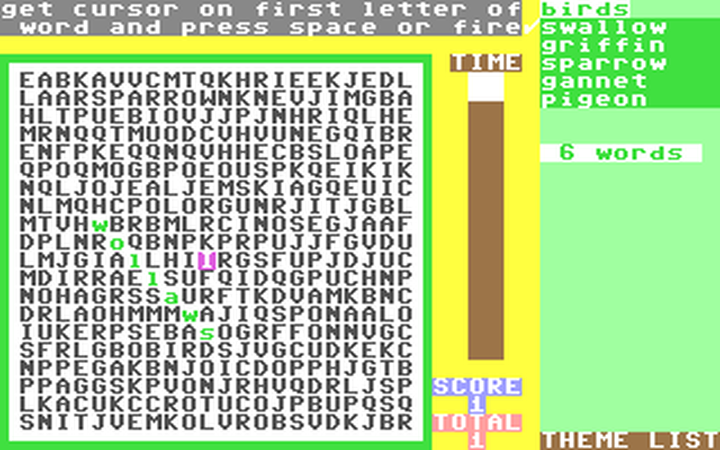 C64 GameBase Computer-Wordsearch Softfirm 1986