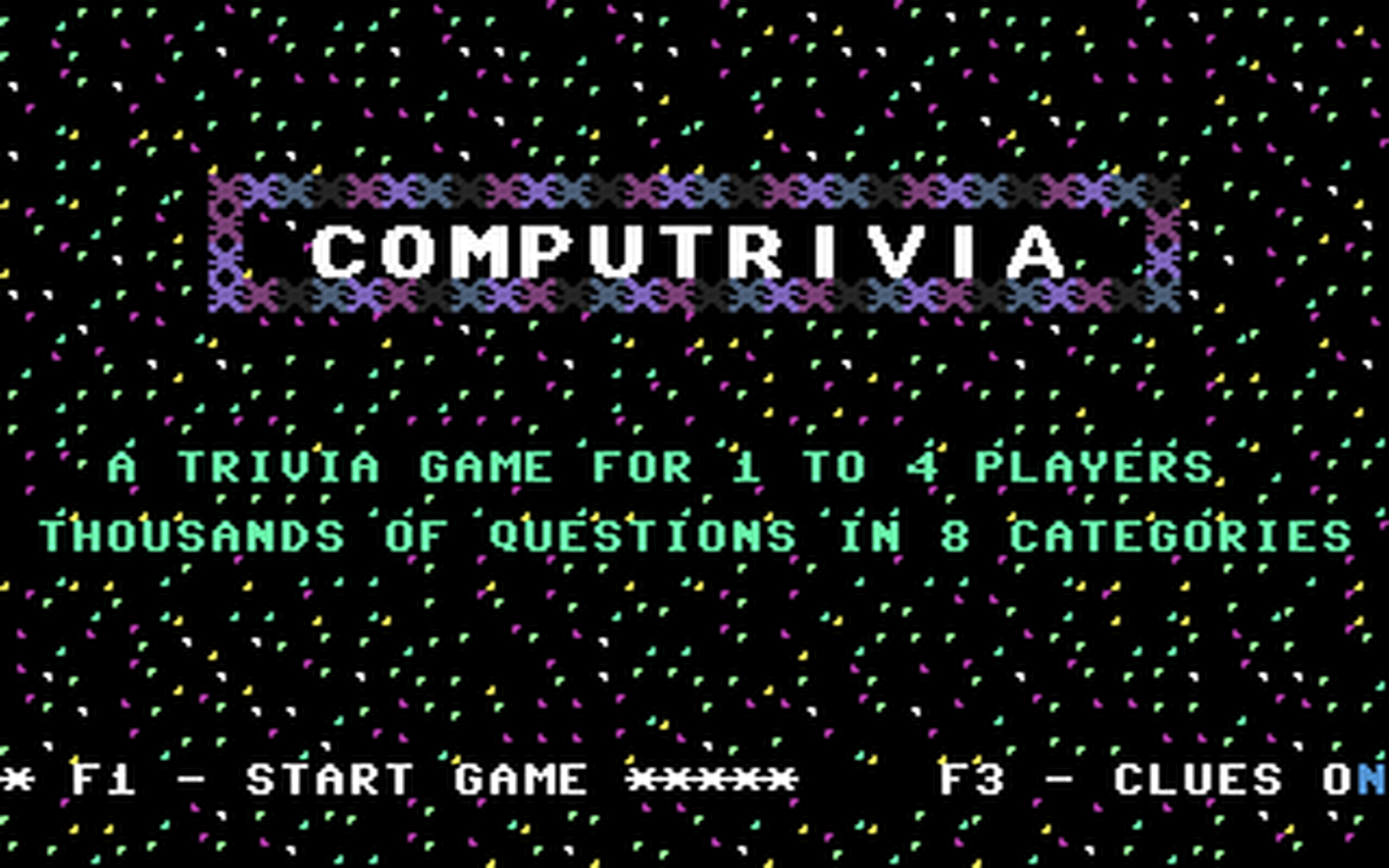 C64 GameBase Computrivia 1985