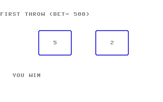 C64 GameBase Craps