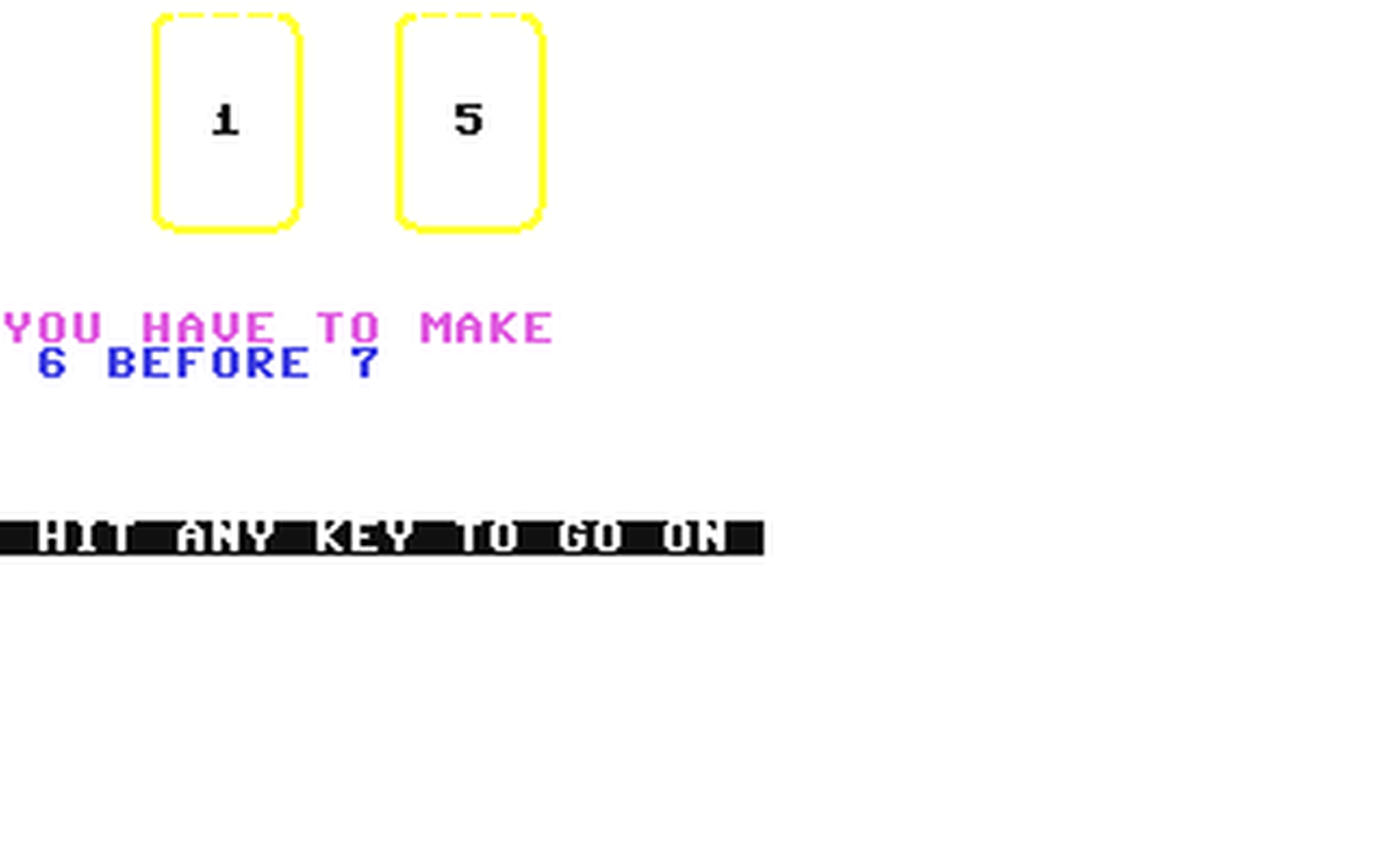 C64 GameBase Craps