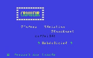 C64 GameBase Croqueur Hebdogiciel 1986