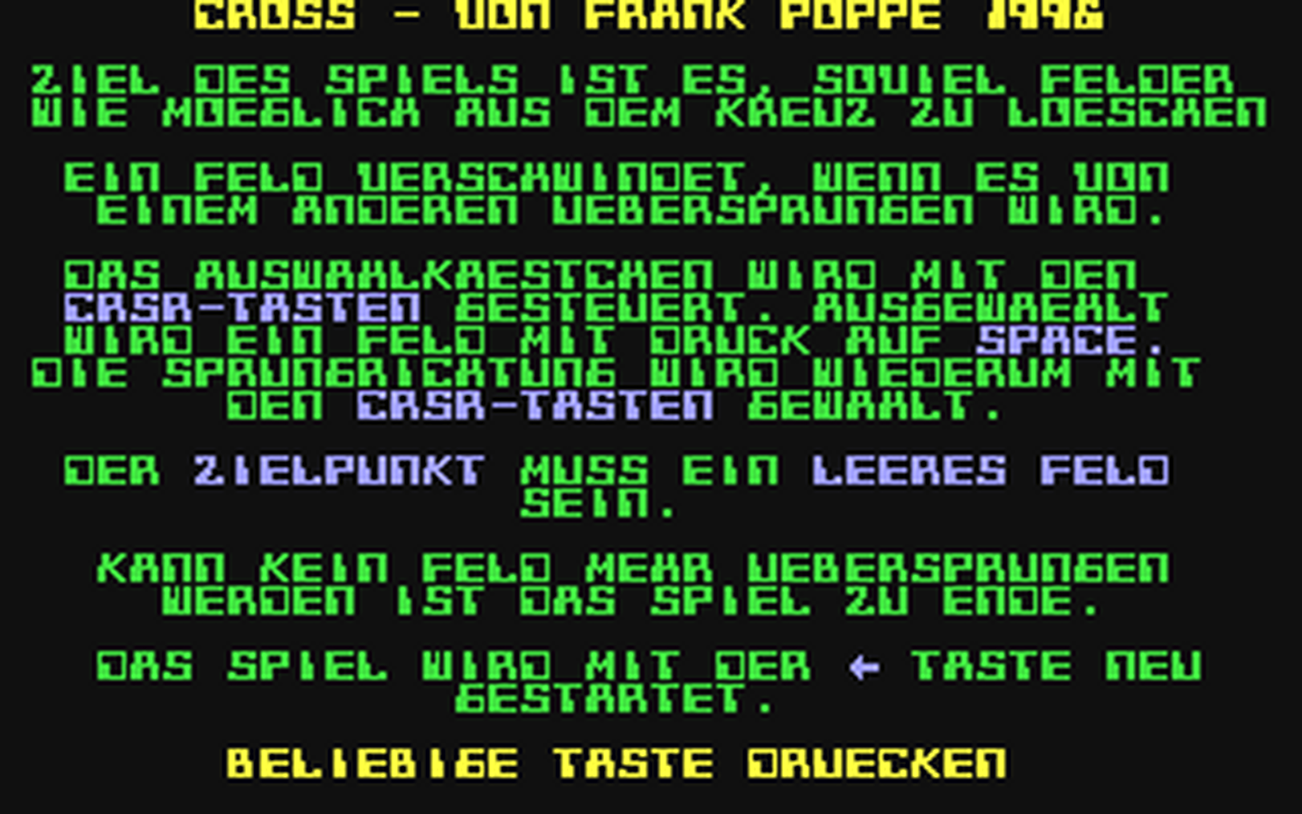 C64 GameBase Cross 1996