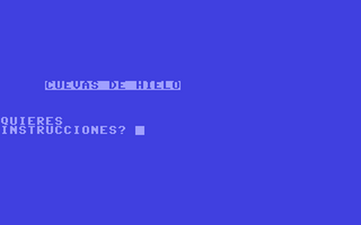 C64 GameBase Cuevas_de_hielo Ediciones_y_Suscripciones_S.A./Commodore_Magazine 1984