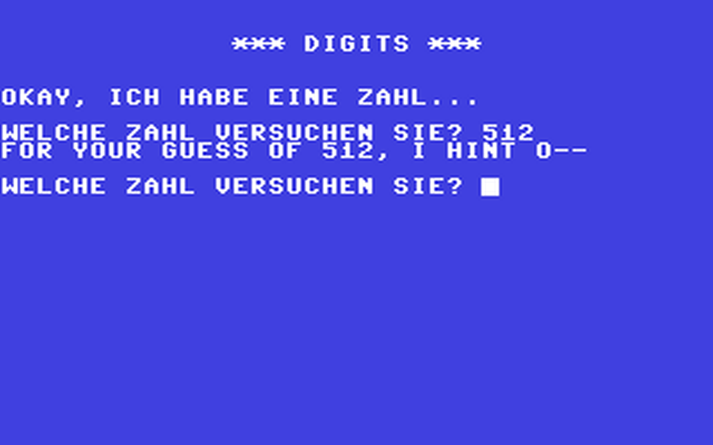 C64 GameBase Digits