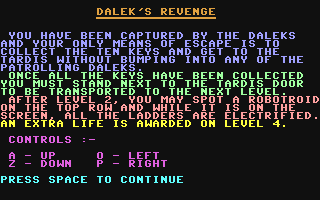 C64 GameBase Dalek's_Revenge