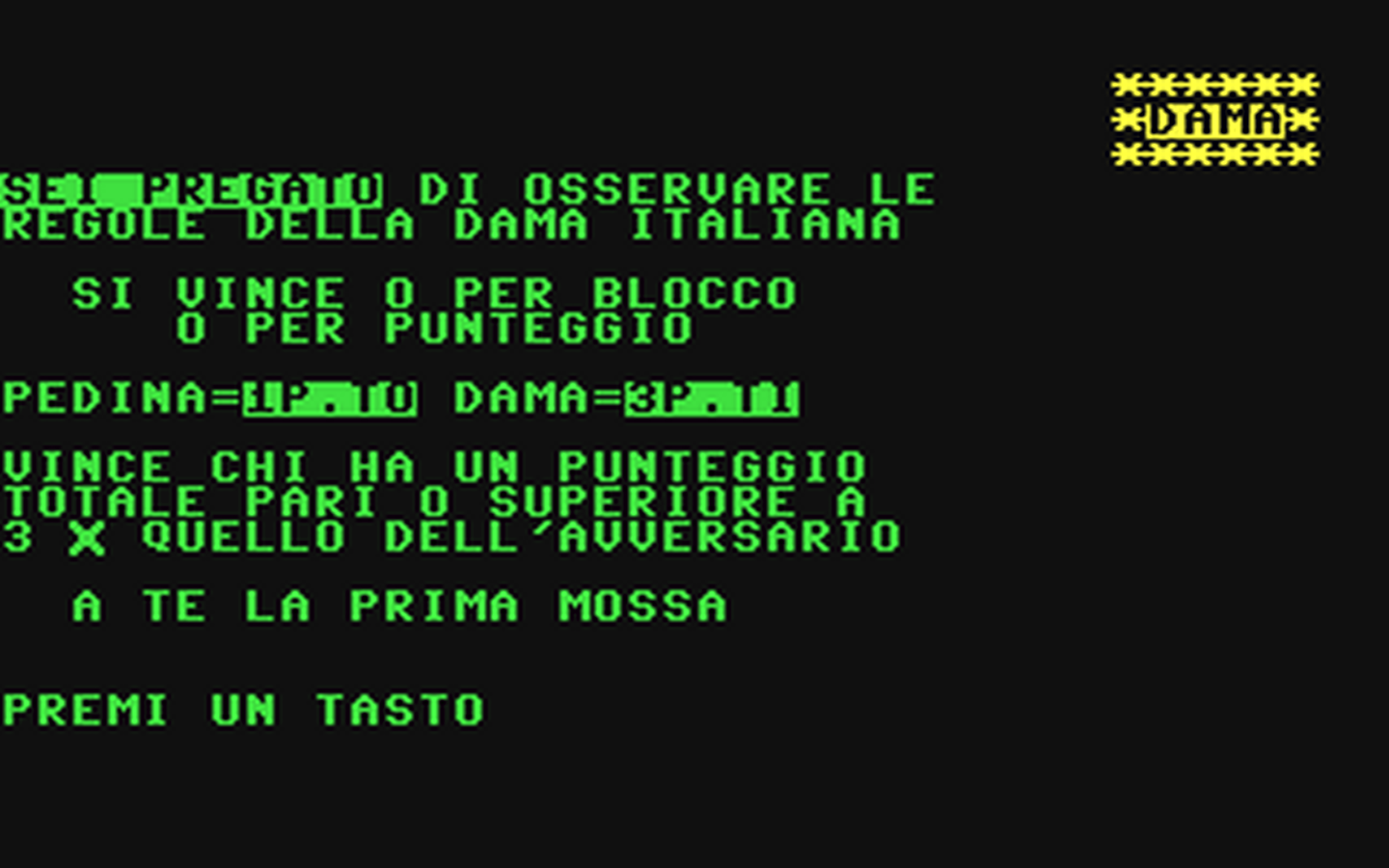 C64 GameBase Dama Edizione_Logica_2000/Editoriale_Video_(EV) 1985