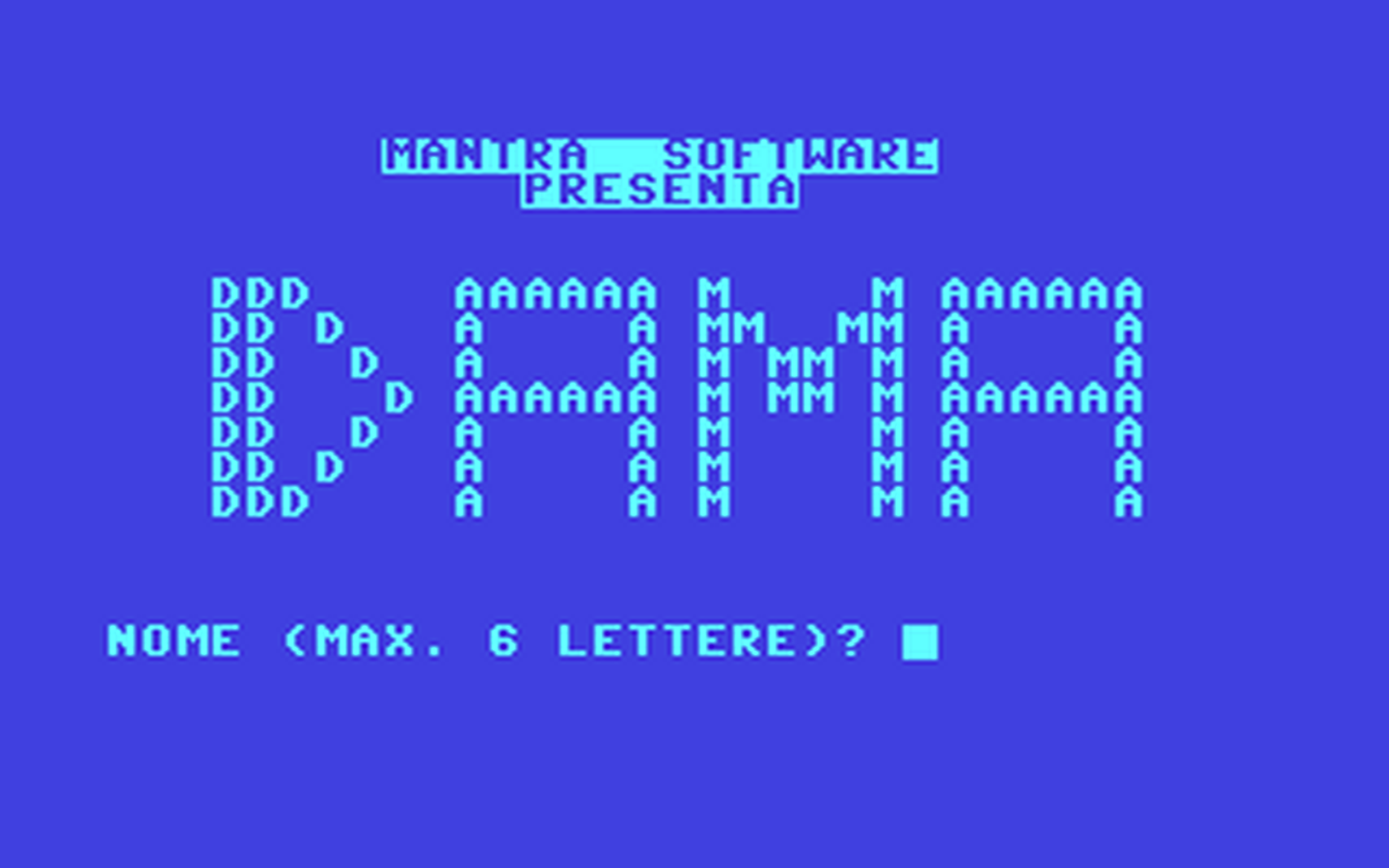 C64 GameBase Dama Mantra_Software 1985