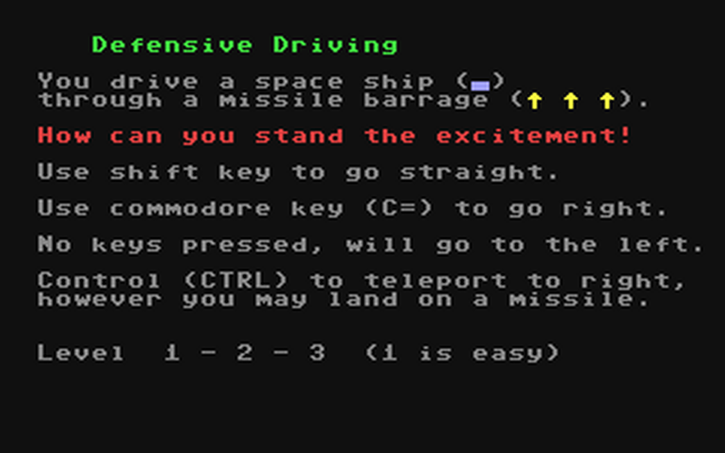 C64 GameBase Defensive_Driving (Public_Domain)