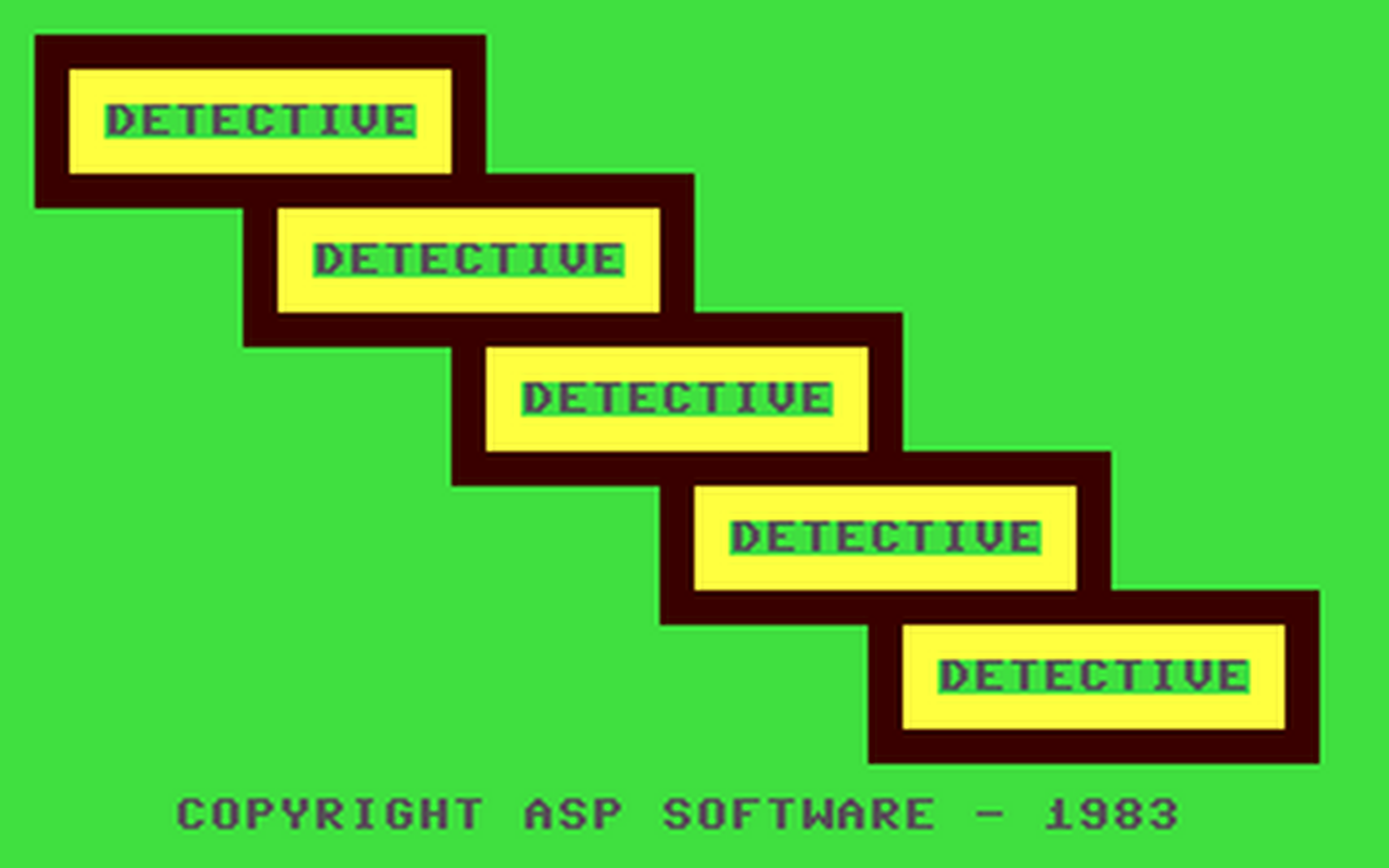 C64 GameBase Detective Argus_Press_Software_(APS) 1983