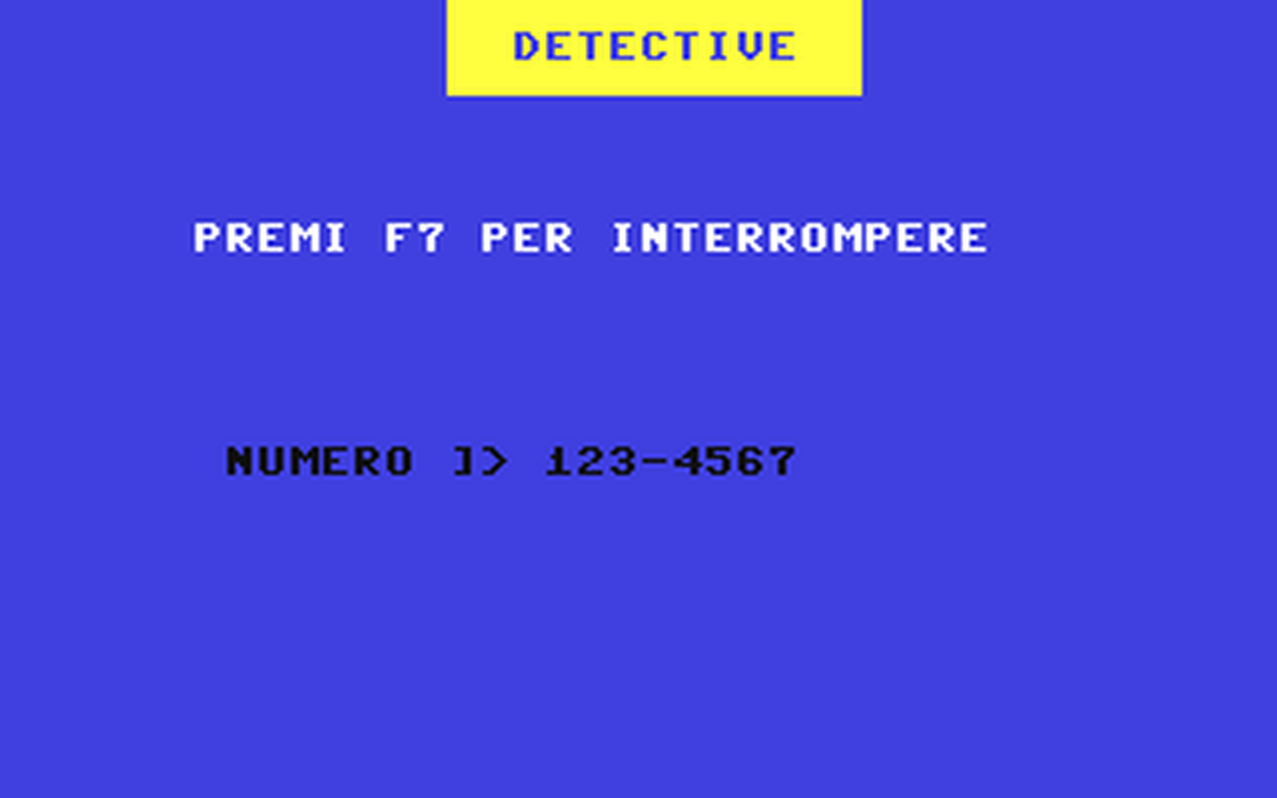 C64 GameBase Detective Gruppo_Editoriale_Jackson